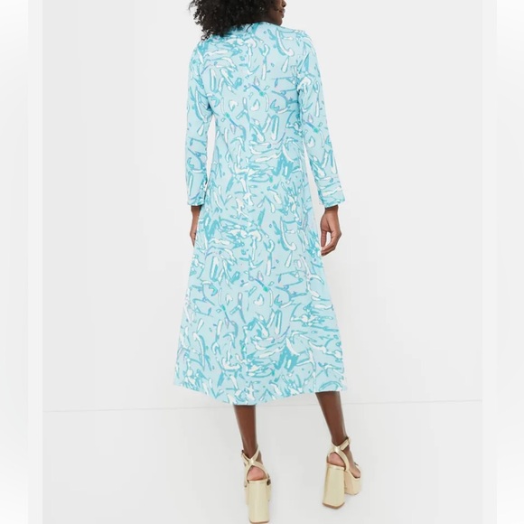 TUCKERNUCK Blue Abstract Hattie Midi Dress - Picture 4 of 9